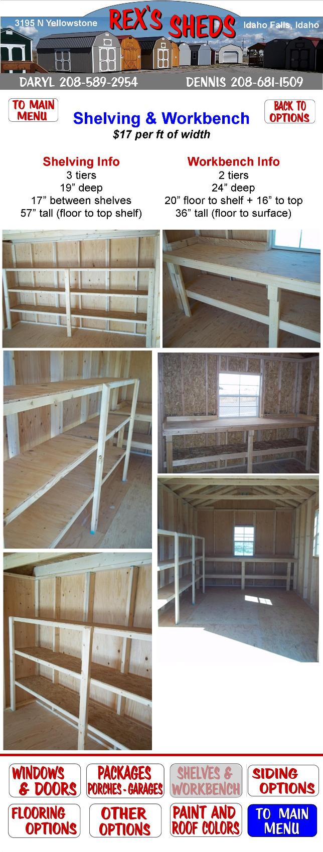 image_of_shelving_and_work_bench_inside_shed_with_pricing_listed