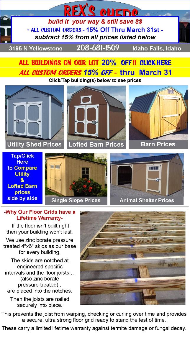 image_showing_shed_types_with_links_to_price_pages_in_site_and_shed_floor_grid_construction